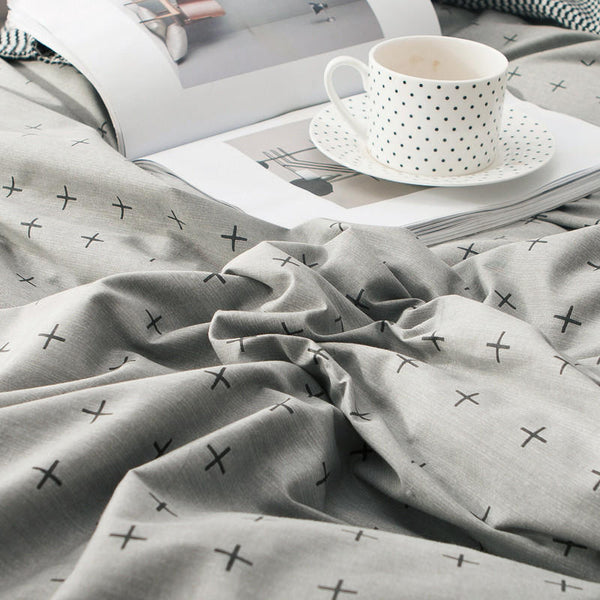 100% Cotton Nordic Pink Bedding Set - sleeklinen