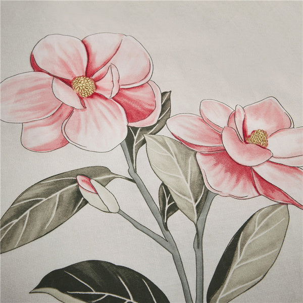 100% Cotton Soft Fresh Floral Print Bedding Set Adults/ Kids - sleeklinen