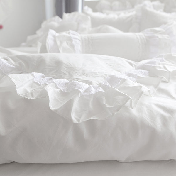 100% Cotton Princes Ruffles Bedding sets For kids - sleeklinen
