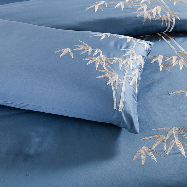 100% Egyptian Cotton Embroidery Bedding Set Noble Palace - sleeklinen