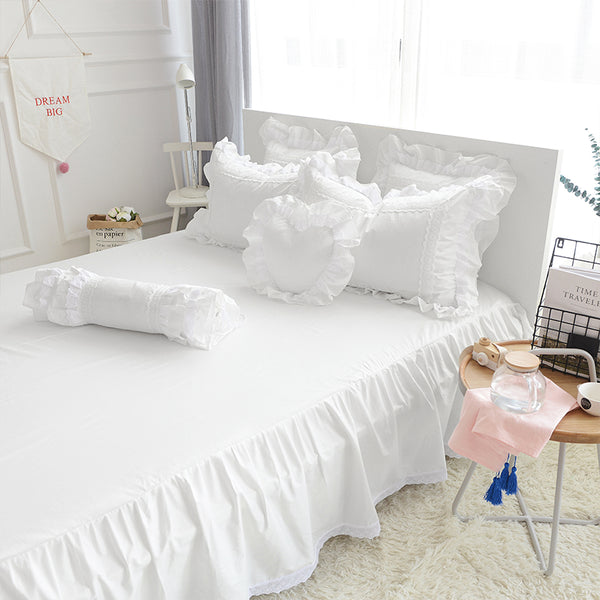 100% Cotton Princes Ruffles Bedding sets For kids - sleeklinen