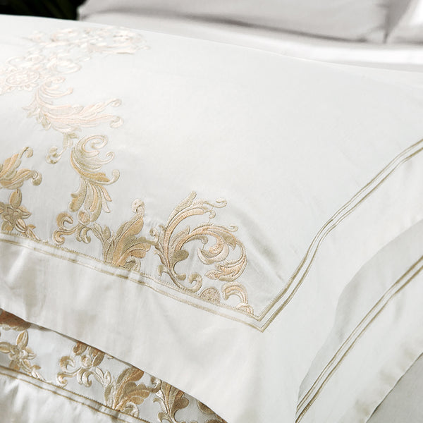 Luxury Royal Bedding Set 100% Egyptian Cotton Silky 4/6pcs - sleeklinen