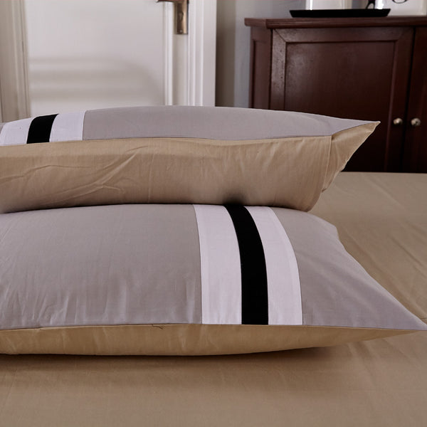 100% Cotton Home textiles stripe bedding sets - sleeklinen