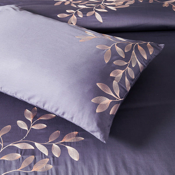 100% Egyptian Cotton Embroidery Bedding Set Noble Palace - sleeklinen