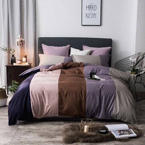 100% Cotton Rainbow Bedding Set - sleeklinen