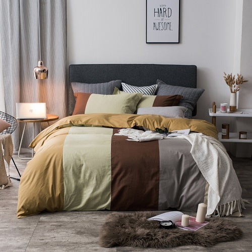 100% Cotton Rainbow Bedding Set - sleeklinen