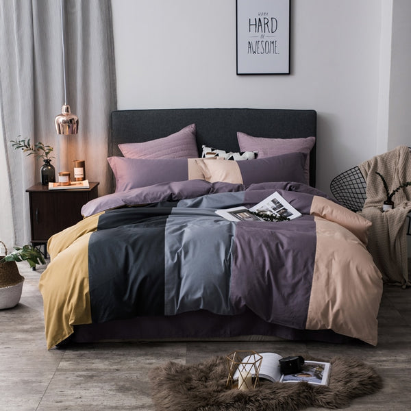 100% Cotton Rainbow Bedding Set - sleeklinen