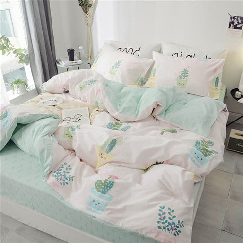 100% Cotton Bedding Set Spring/Summer - sleeklinen