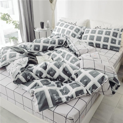100% Cotton Bedding Set Spring/Summer - sleeklinen