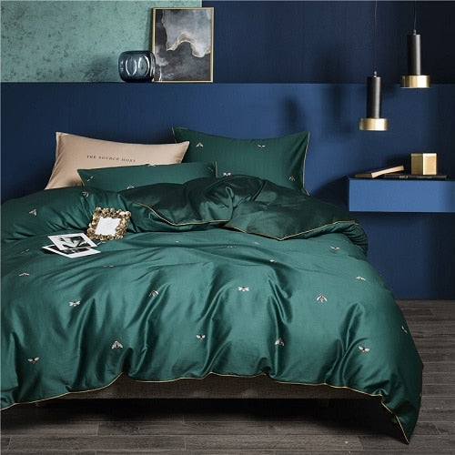 100% Egyptian Cotton Soft Bedding Set - sleeklinen