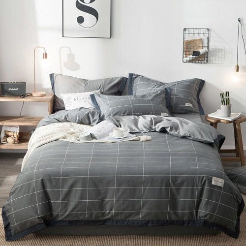 100% Cotton Copy of Nordic Bedding Set - sleeklinen